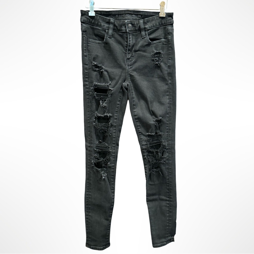 American Eagle Jegging Jeans, black, size Reg 2